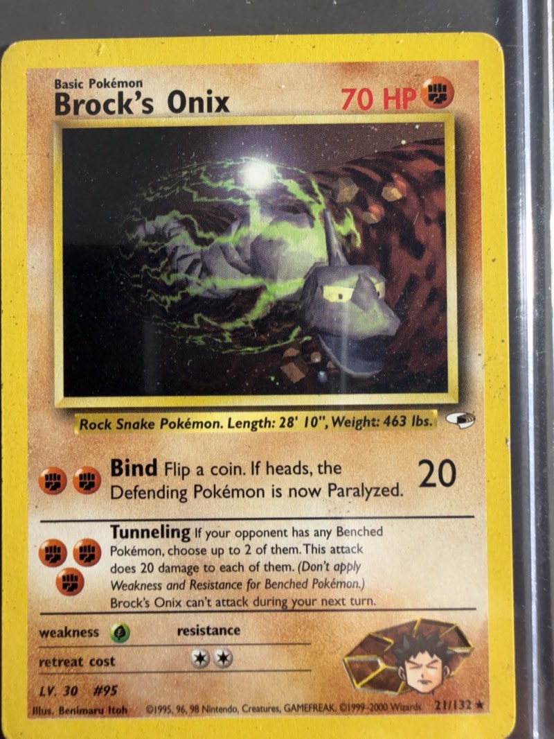 Brock's Onix — Gym Heroes 021/132
