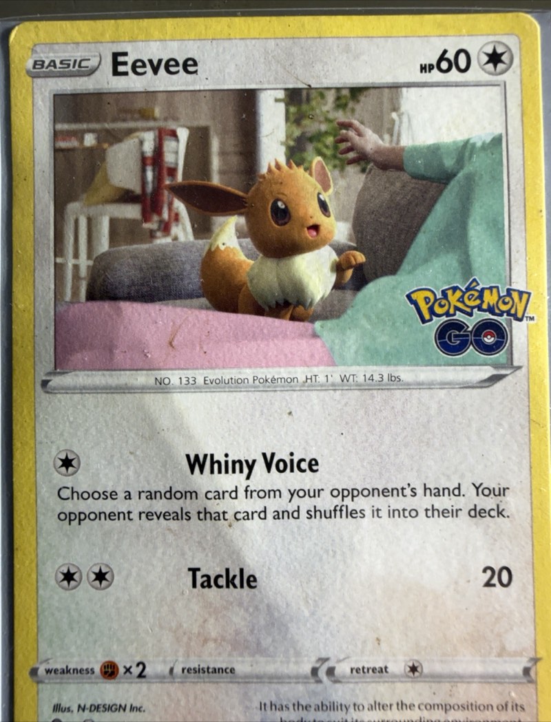 Eevee — Pokemon GO unnumbered (Pokemon GO promo)
