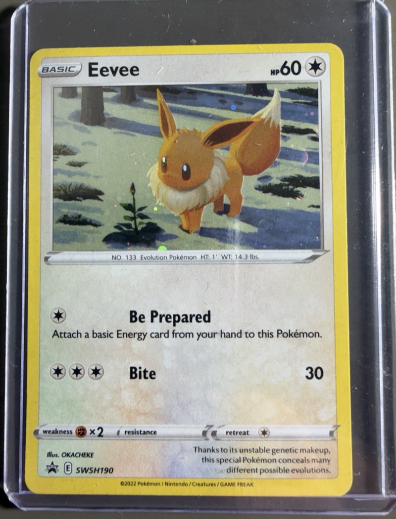 Eevee — Sword & Shield Black Star Promos (©2022) SWSH190
