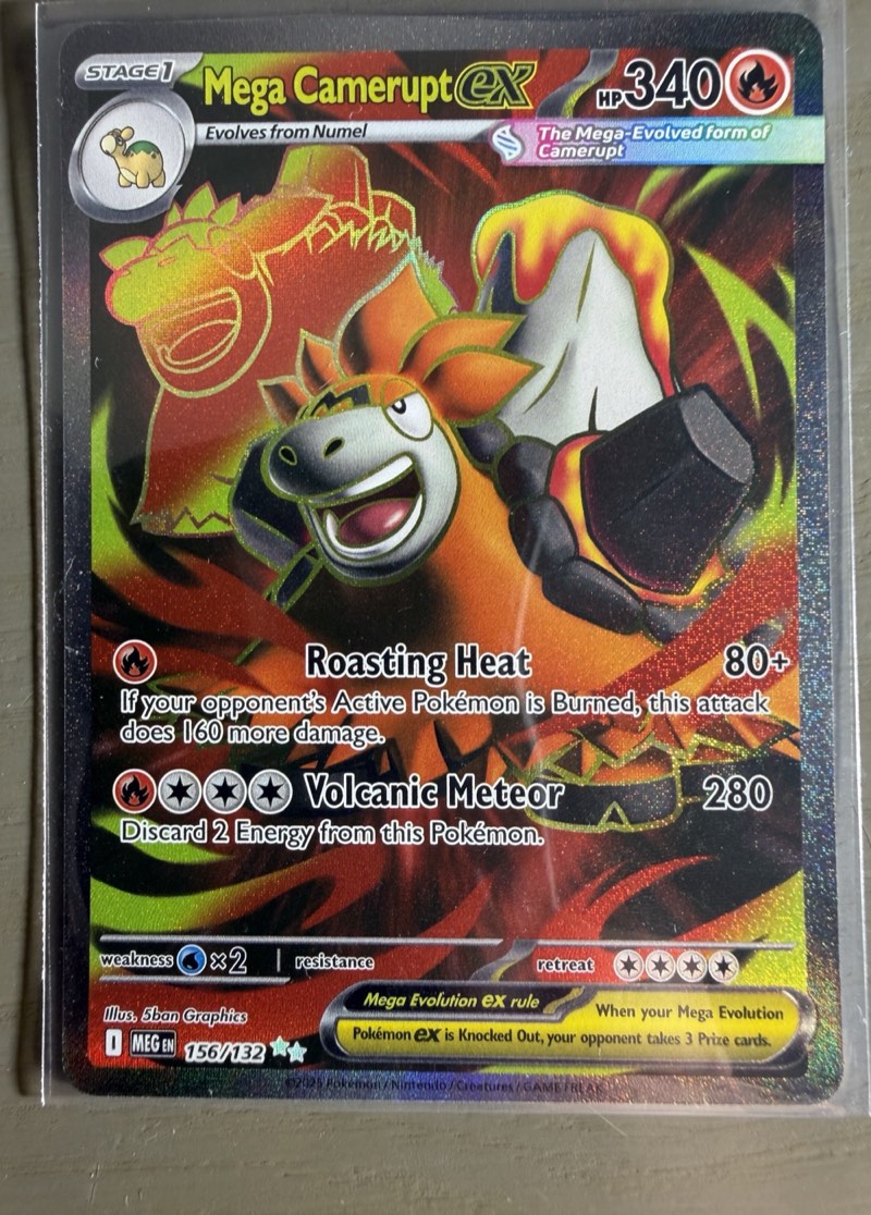 Mega Camerupt ex — Mega Evolution (MEG) 156/132