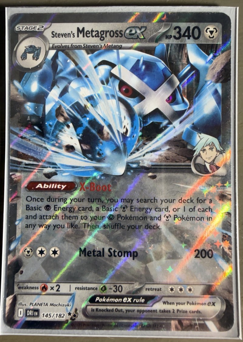 Steven's Metagross ex — Destined Rivals 145/182