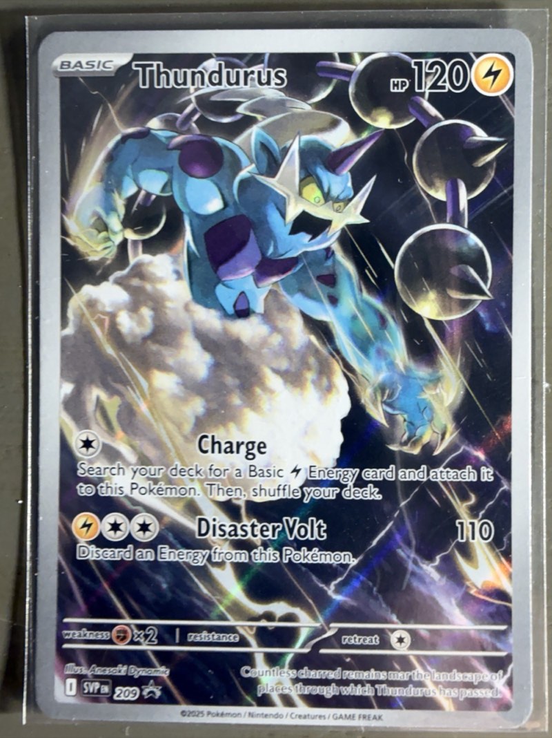 Thundurus — Scarlet & Violet Black Star Promos (SVP) 209